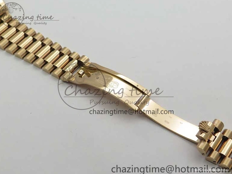 Best AAA Replica Sites Dial 40mm 904 New Version RG Bracelet Bold 228239 2825 President A Crystal Markers Day-Date on RG BP Brown Dial T 0118